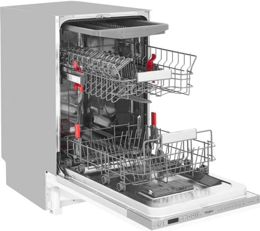 Geschirrspüler vollintegriert Whirlpool WSIO3O34PFEX 45 cm