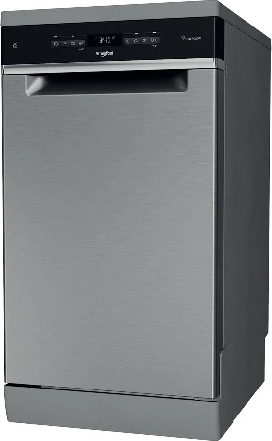 Whirlpool WH6FB10BS7A0X Geschirrspüler 45 cm freistehend 10 Gedecke
